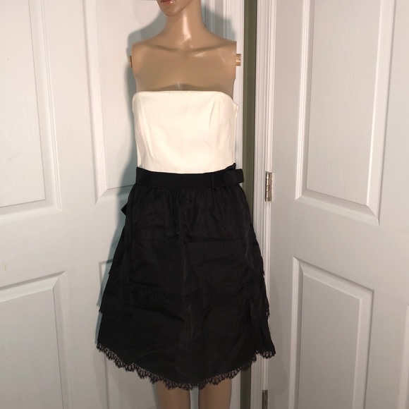 White House Black Market Dresses & Skirts - White House Black Market Black &Ivory Dress. NWT.